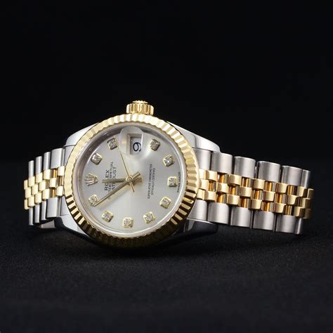 second hand ladies rolex datejust|pre owned rolex datejust.